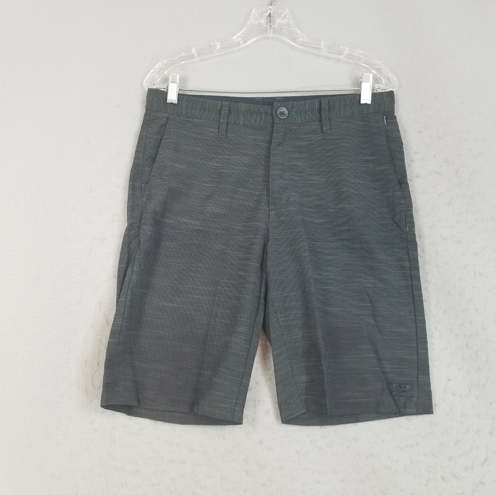 Billabong Shorts Mens 30 Grey Hybrid Walk Shorts Quick Dry Stretch Lightweight